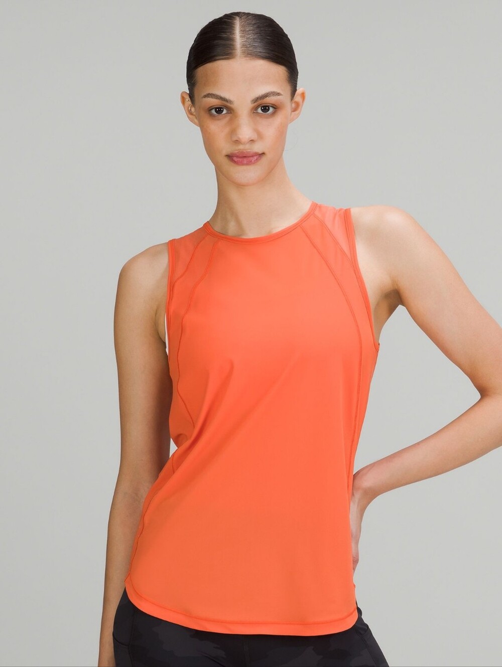 Lululemon Athletica Sleeveless Performance Tank - Orange Size L